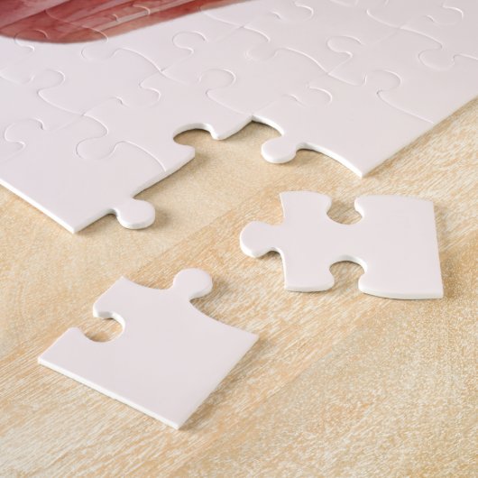 Aardbeiencupcake zoet dessert legpuzzel (Zijkant)