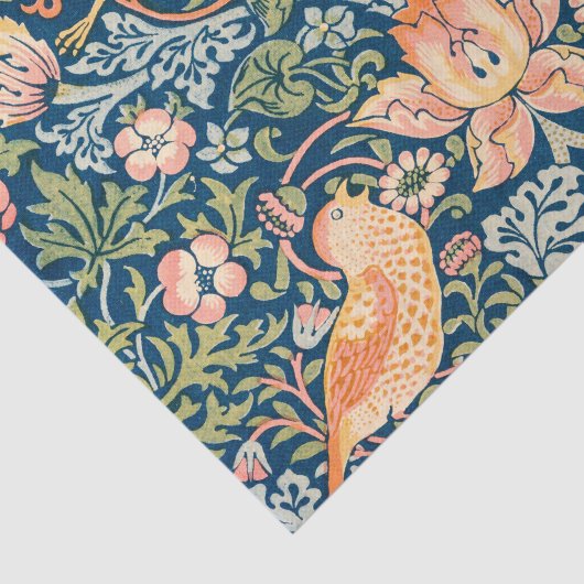 Aardbeiendief (1883) Kunstpatroonontwerp Tissuepapier (Detail)