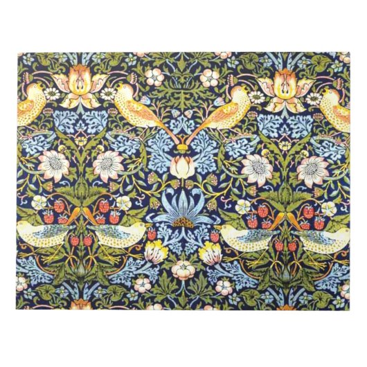 Aardbeiendief, beroemd patroon, notitieblok (Voorkant)