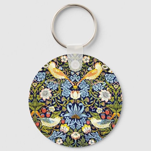 Aardbeiendief, beroemd patroon, sleutelhanger (Achterkant)