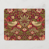 Aardbeiendief Bruiloft Informatie Kaart (Achterkant)