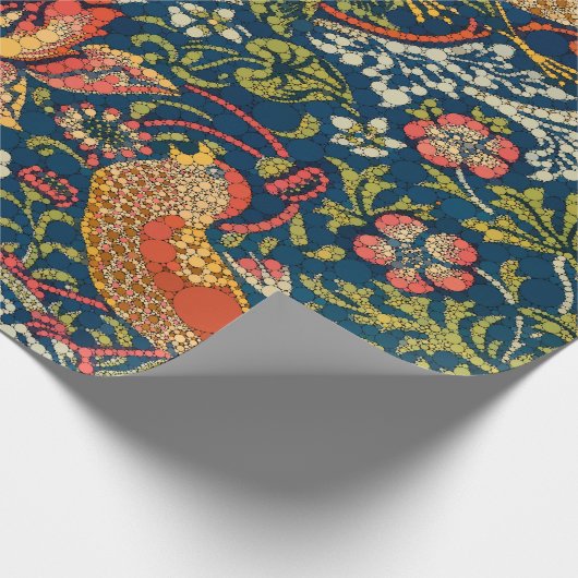 Aardbeiendief, Infinity Stippen van After Morris Cadeaupapier (Hoek)