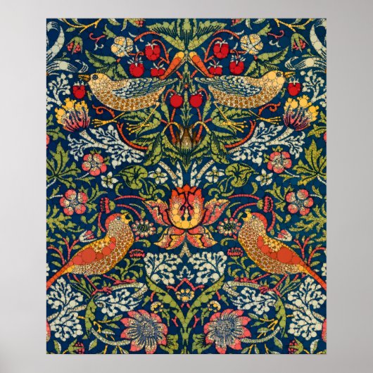Aardbeiendief, Infinity Stippen van After Morris Poster (Voorkant)