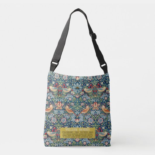 Aardbeiendief - Ontwerp van William Morris Crossbody Tas (Voorkant)