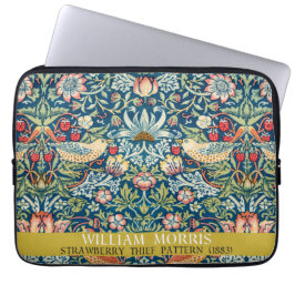 Aardbeiendief - Ontwerp van William Morris Laptop Sleeve