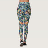 Aardbeiendief - Ontwerp van William Morris Leggings (Achterkant)