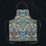 Aardbeiendief - Ontwerp van William Morris Schort<br><div class="desc">Het verhaal achter dit ontwerp is heel inspirerend. Morris zag de struikgewas stelen in zijn tuin.  design,  inspirerend als ArtWear en op veel producten</div>
