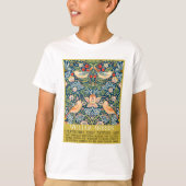 Aardbeiendief - Ontwerp van William Morris T-shirt (Voorkant)