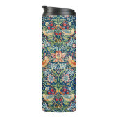 Aardbeiendief - Ontwerp van William Morris Thermosbeker (Geroteerd rechts)