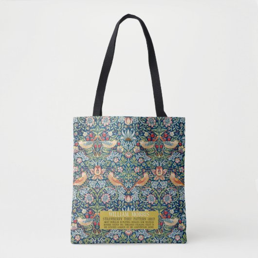 Aardbeiendief - Ontwerp van William Morris Tote Bag (Voorkant)