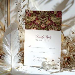 Aardbeiendief RSVP uitnodiging voor bruiloft