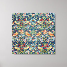 Aardbeiendief William Morris Art Canvas Afdruk