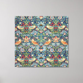 Aardbeiendief William Morris Art Canvas Afdruk