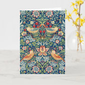 Aardbeiendief, William Morris Kaart (Gele Bloem)