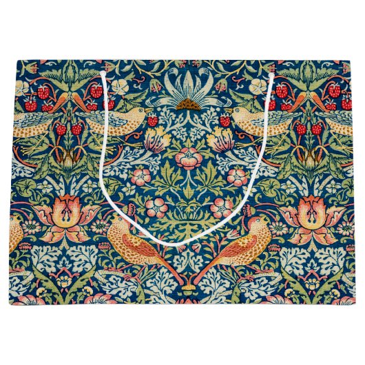 Aardbeiendief, William Morris Large Gift Bag Groot Cadeauzakje (Voorkant)