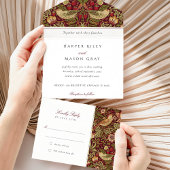 Aardbeiendieven All-in-One Tear-Away RSVP All In One Uitnodiging