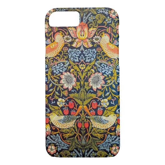 Aardbeiendieven iPhone X/8/7 Barely Daar Hoesje (Achterkant)