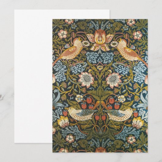 Aardbeiendieven van William Morris,  kunst (Voorkant / Achterkant)