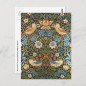 Aardbeiendieven van William Morris,  kunst Briefkaart (Voorkant / Achterkant)