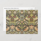 Aardbeiendieven van William Morris,  kunst Briefkaart (Voorkant / Achterkant)