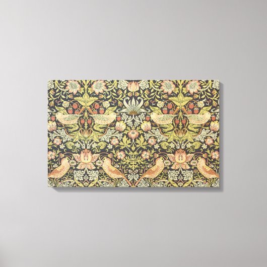 Aardbeiendieven van William Morris,  kunst Canvas Afdruk (Voorkant)