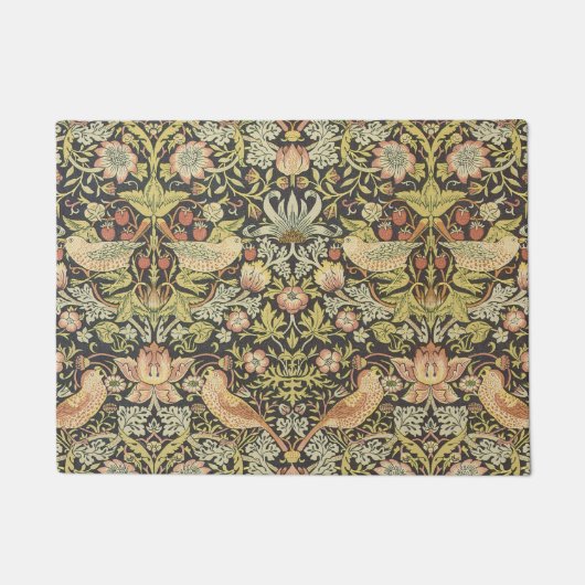 Aardbeiendieven van William Morris,  kunst Deurmat (Voorkant)