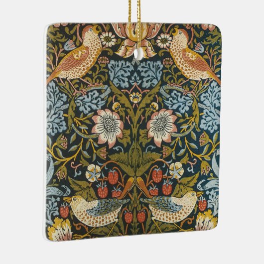 Aardbeiendieven van William Morris,  kunst Keramisch Ornament (Rechts)