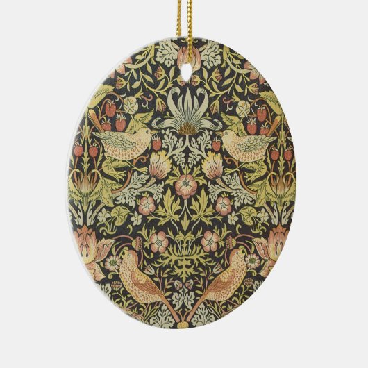 Aardbeiendieven van William Morris,  kunst Keramisch Ornament (Rechts)