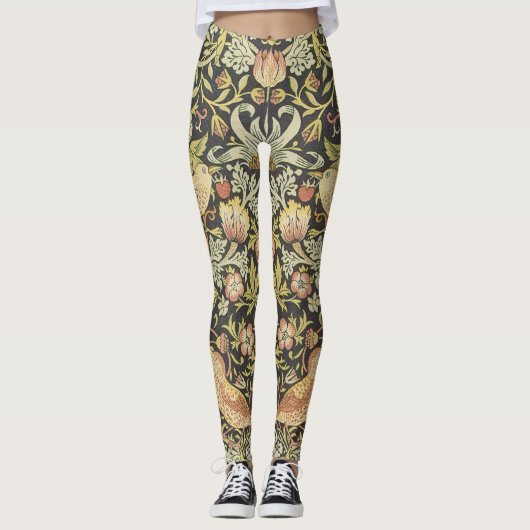 Aardbeiendieven van William Morris,  kunst Leggings (Voorkant)