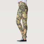 Aardbeiendieven van William Morris, kunst Leggings (Links)