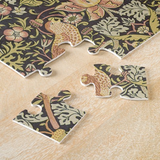 Aardbeiendieven van William Morris,  kunst Legpuzzel (Zijkant)