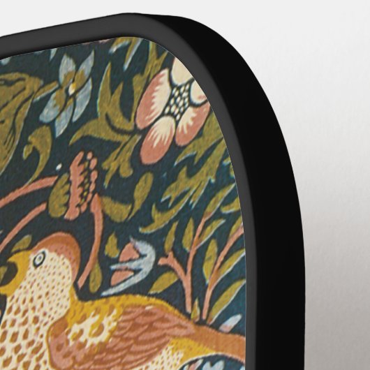 Aardbeiendieven van William Morris,  kunst Pickleball Paddle (Links Detail)