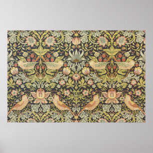 Aardbeiendieven van William Morris,  kunst Poster