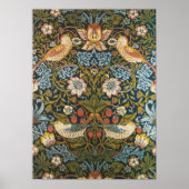 Aardbeiendieven van William Morris, kunst Poster (Voorkant)