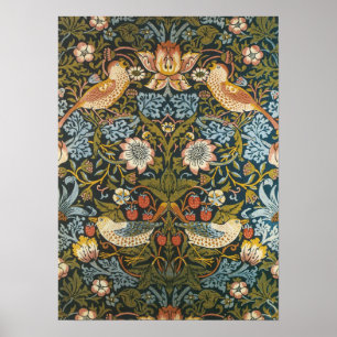 Aardbeiendieven van William Morris,  kunst Poster