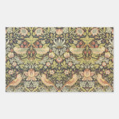Aardbeiendieven van William Morris, kunst Rechthoekige Sticker (Voorkant)