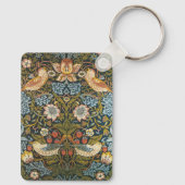 Aardbeiendieven van William Morris,  kunst Sleutelhanger (Achterkant)