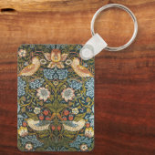 Aardbeiendieven van William Morris,  kunst Sleutelhanger (Achterkant)