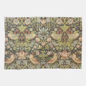 Aardbeiendieven van William Morris, kunst Theedoek (Horizontaal)