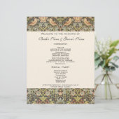 Aardbeiendieven Vintage bruiloft set (Staand voorkant)