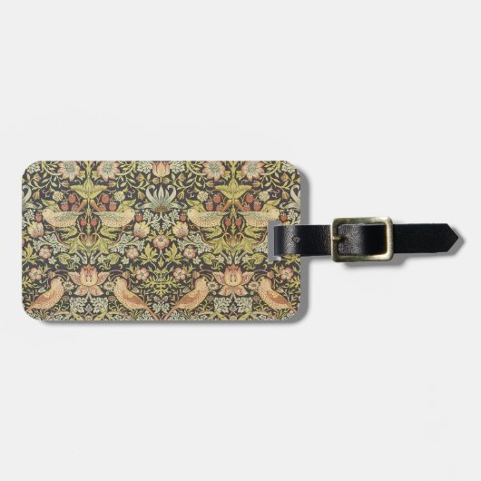 Aardbeiendieven Vintage bruiloft set Bagagelabel (Voorkant horizontaal)