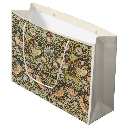 Aardbeiendieven Vintage bruiloft set Groot Cadeauzakje (Voorkant Gekanteld)