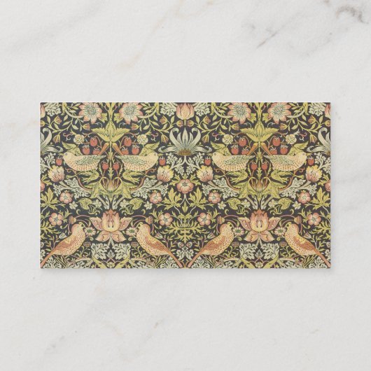 Aardbeiendieven Vintage bruiloft set Informatiekaartje (Achterkant)