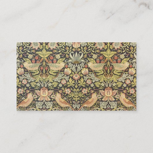 Aardbeiendieven Vintage bruiloft set Plaatskaartje (Achterkant)