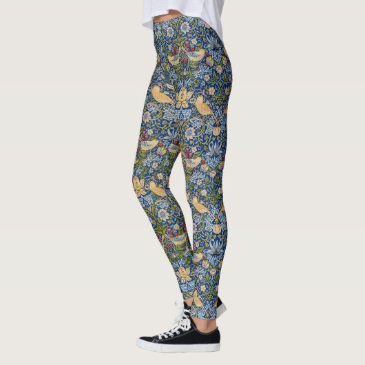 Aardbeiendievenpatroon William Morris Leggings (Links)