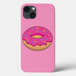Aardbeiendonut met strooiende Cartoon Case-Mate iPhone Case