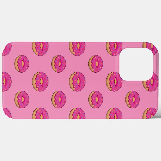 Aardbeiendonut met strooiende Cartoon Case-Mate iPhone Case (Achterkant (horizontaal))