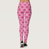 Aardbeiendonut met strooiende Cartoon Leggings (Achterkant)