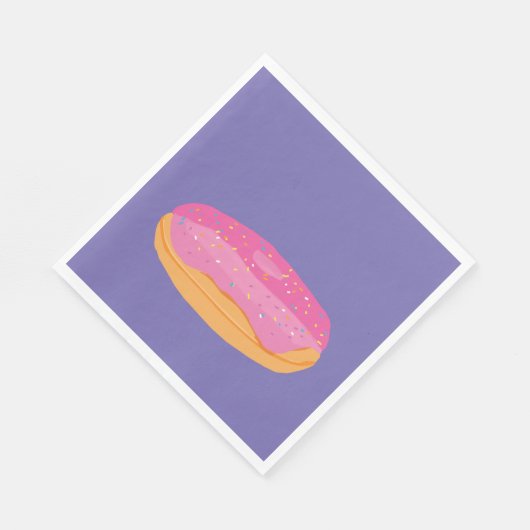 Aardbeiendonuts Servet (Hoek)