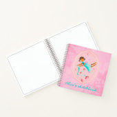 Aardbeienfee gepersonaliseerd notitieboek (Binnen)